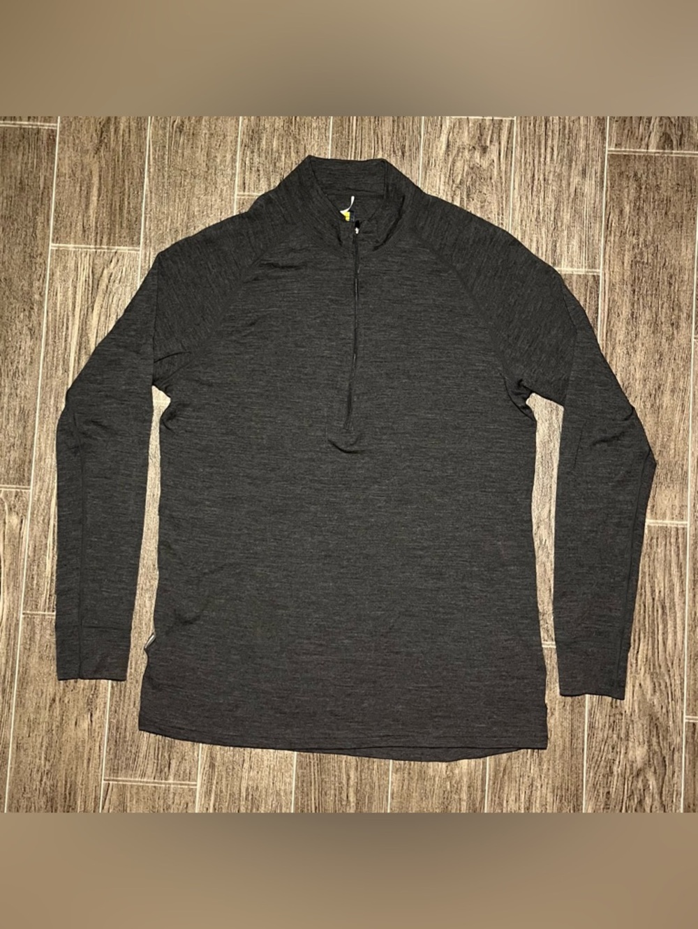 Meriwool 250g 1/2 Zip Base Layer Extra Fine Merino Wool Long Sleeve Mens XL